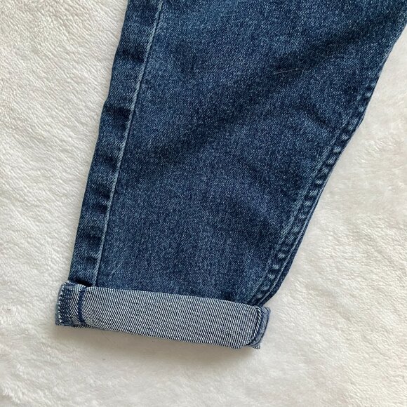 H&M Baby Sweater & Jeans Outfit Size 9M | EUC Striped Navy Cream Denim Blue - Picture 13 of 16